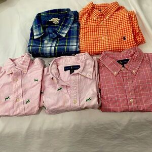 5 polo Ralph Lauren shirt size 16 for juniors Large